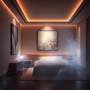 penthouse wall art mockup example 4